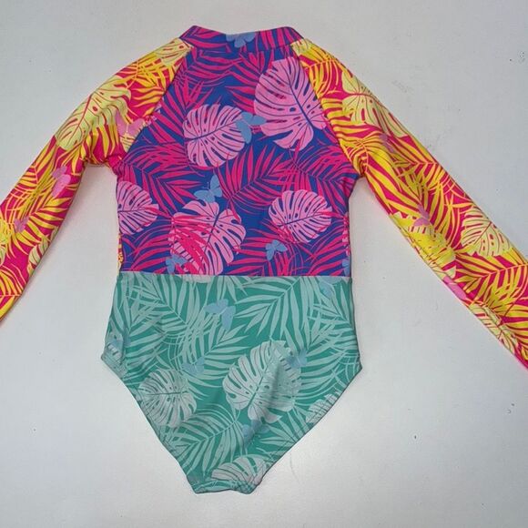 🔥btween Pink and Yellow One Piece Swimwear Sz 3 New - Picture 5 of 7